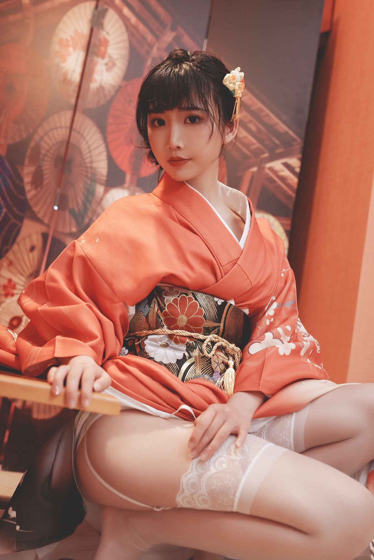 Cosplay 面饼仙儿 饼子和服内景 11