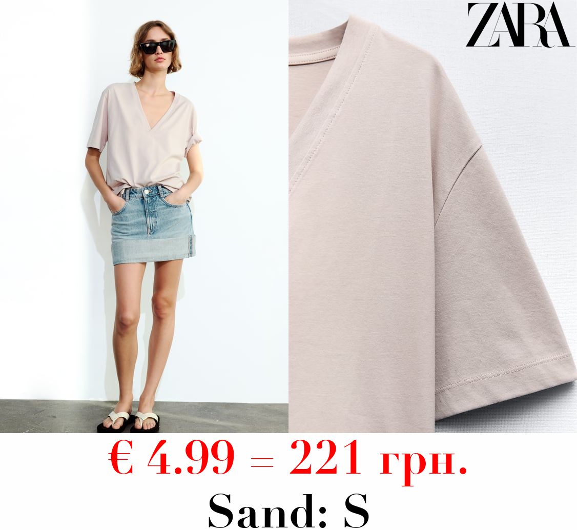 BASIC COTTON T-SHIRT