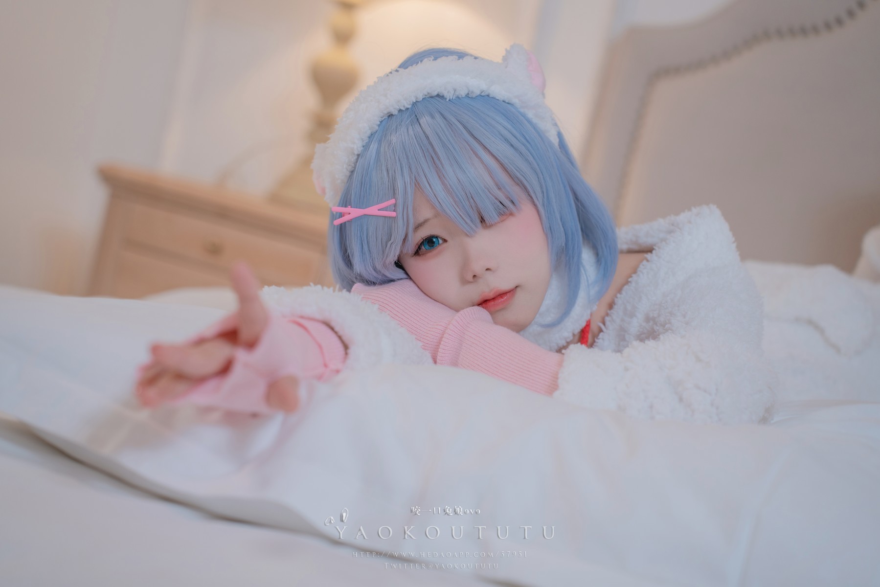 Cosplay 黏黏团子兔 T3特典 蕾姆咩咩 20