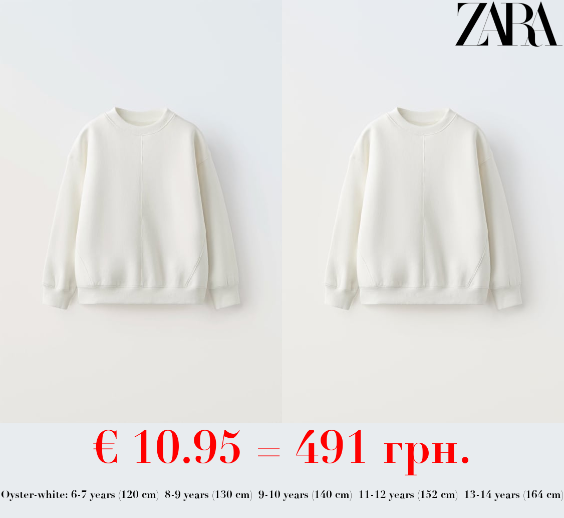 BASIC PLUSH SWEATSHIRT