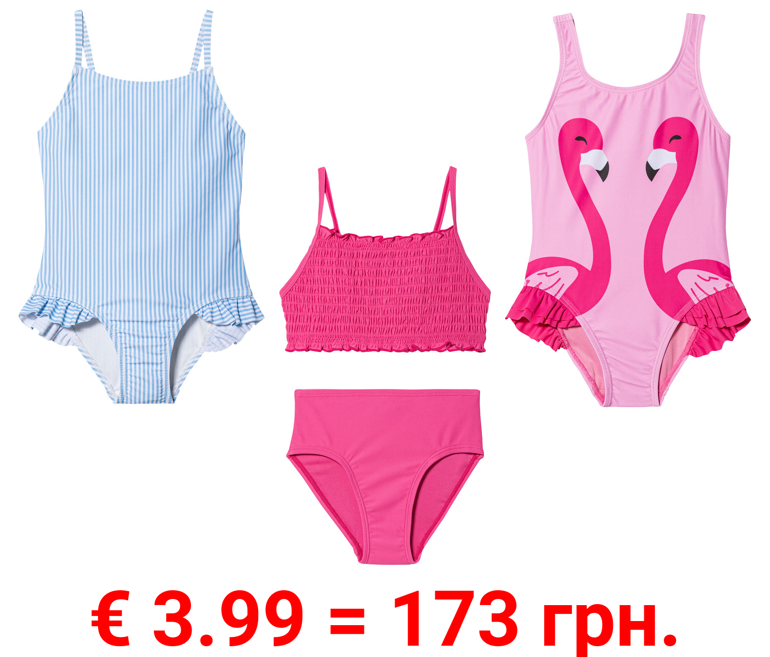 lupilu® Kleinkinder Mädchen Bademode, optimale Passform