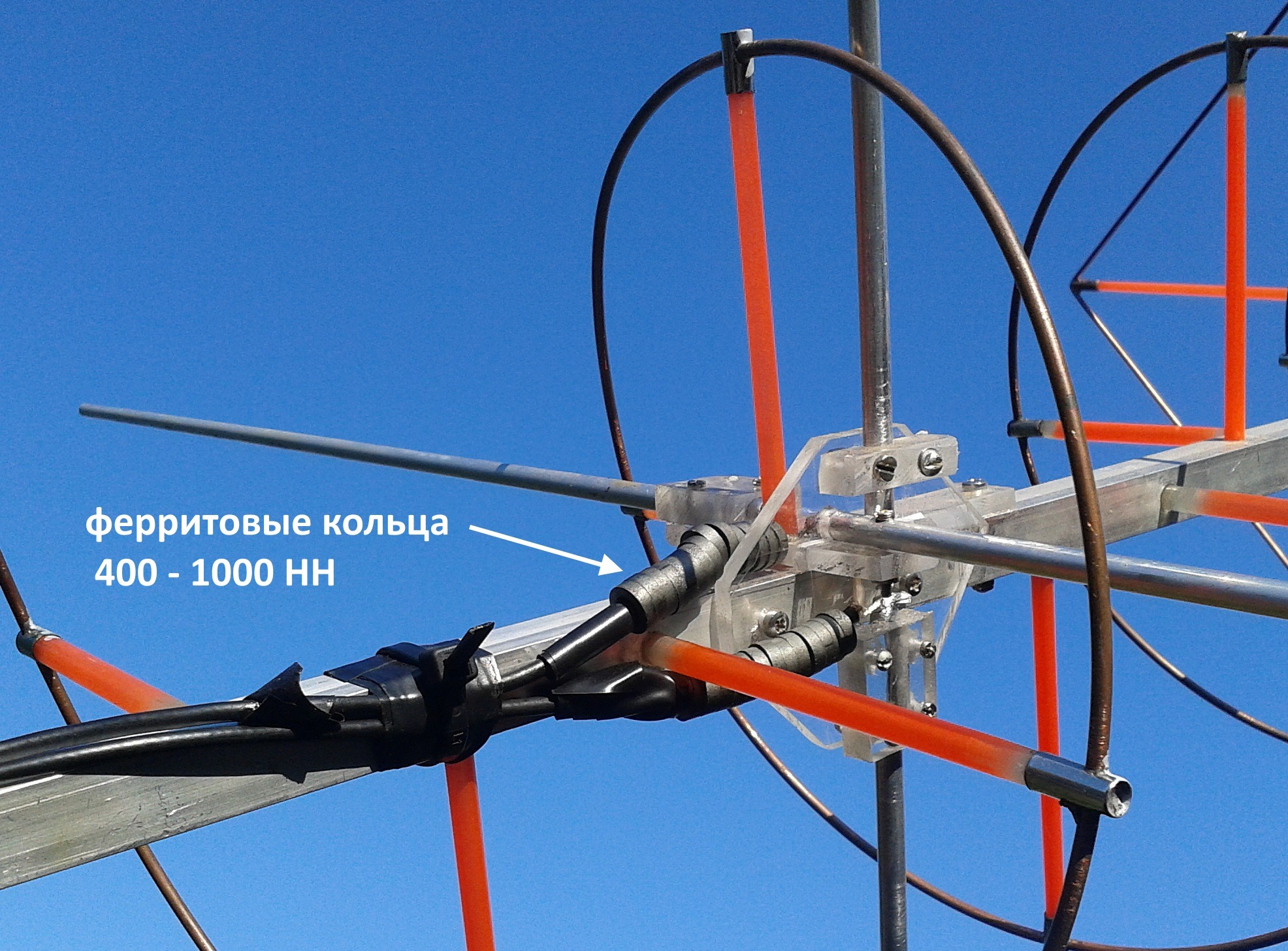 Двух диапазонная УКВ-антенна с круговой поляризацией для работы через ...