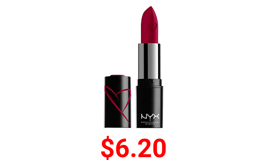 NYX PROFESSIONAL MAKEUP Shout Loud Satin Lipstick, Infused With Shea Butter - Wife Goals (Blue Red)