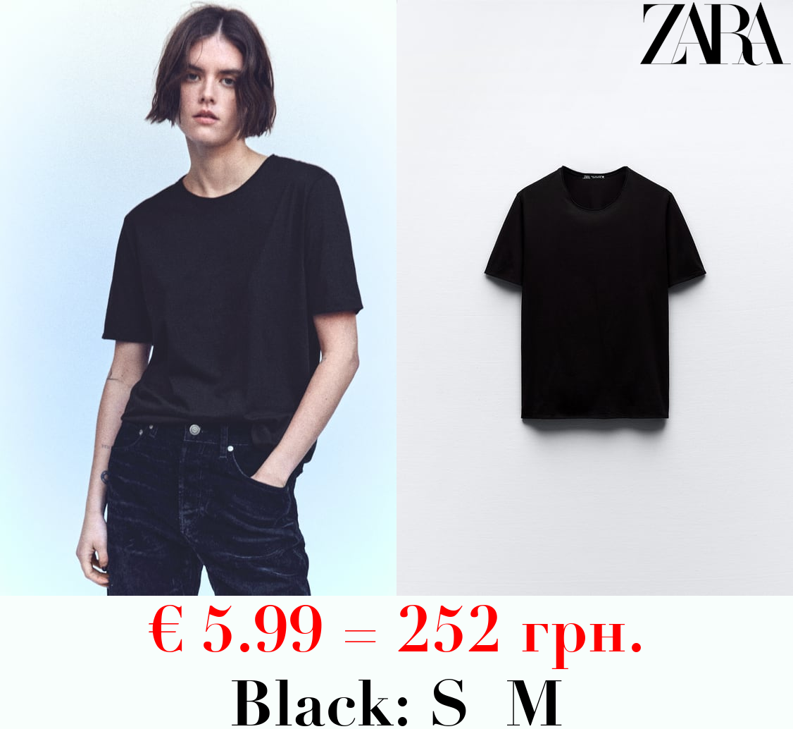 FADED COTTON T-SHIRT