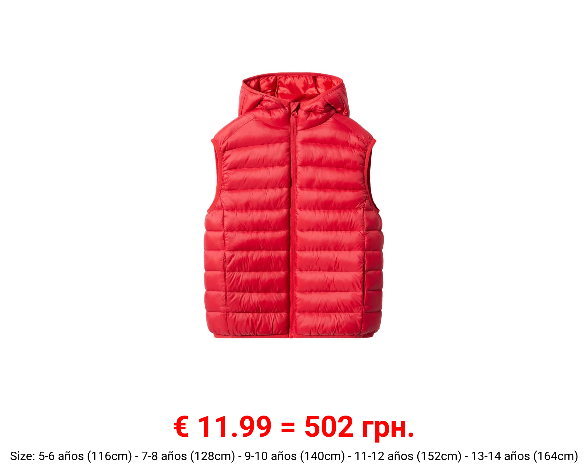 Chaleco acolchado capucha