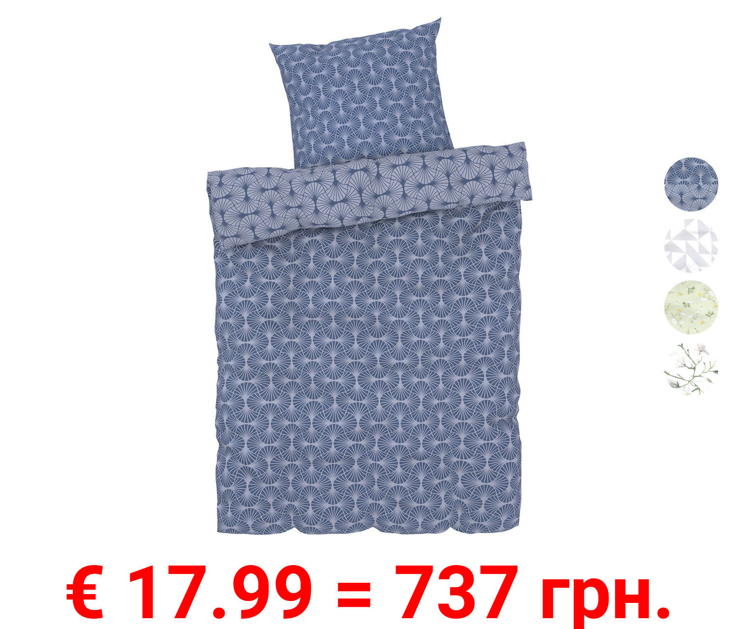 LIVARNO home Satin Bettwäsche, 155 x 220 cm