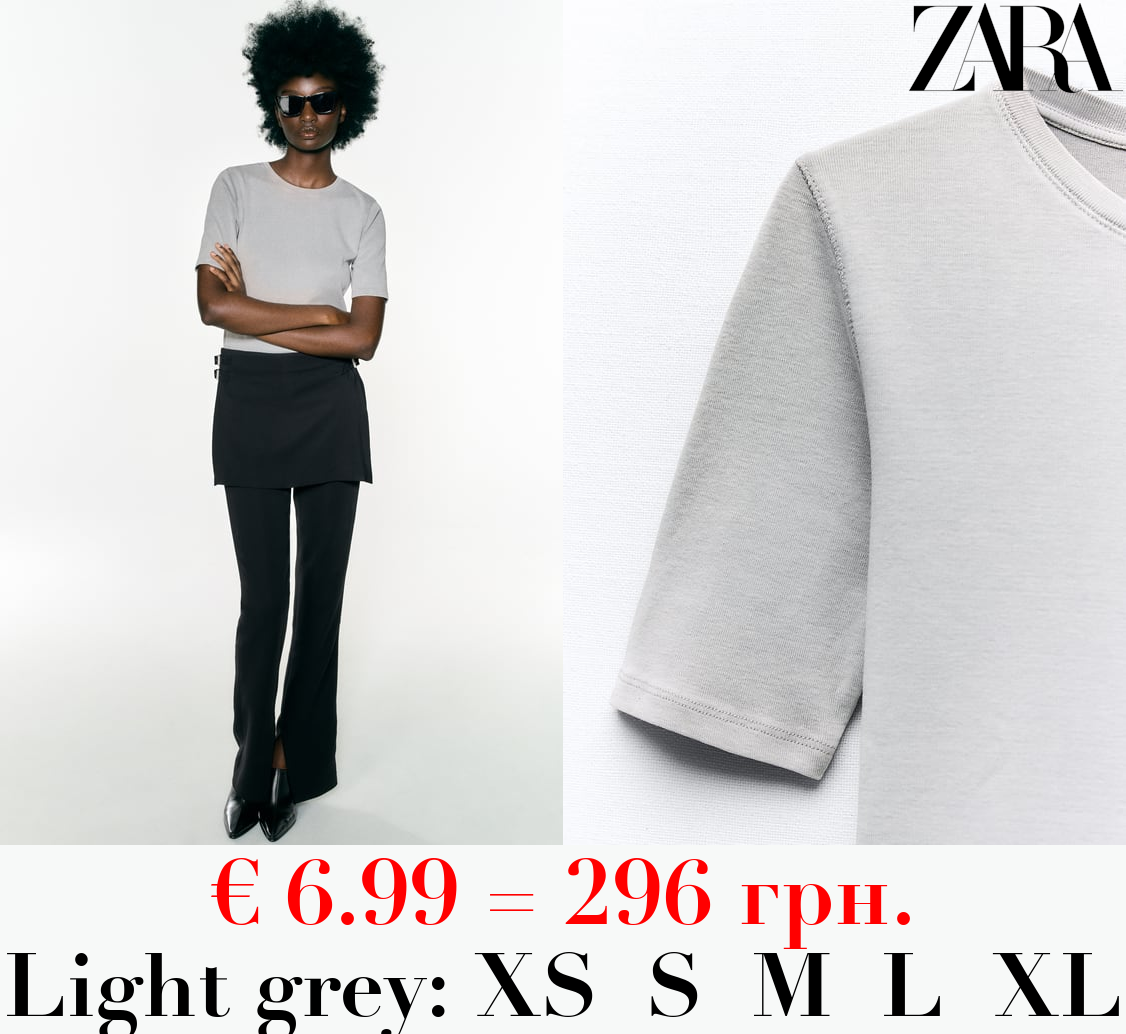 FADED COTTON T-SHIRT