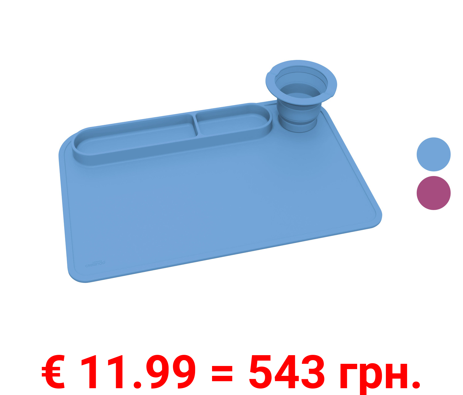 crelando® Pinselbecher, mit Unterlage