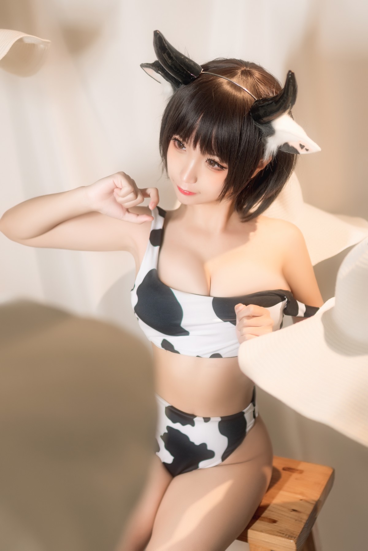 Cosplay 蠢沫沫 Chunmomo 花花牛 30