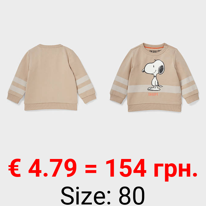 Snoopy - Baby-Sweatshirt - Bio-Baumwolle