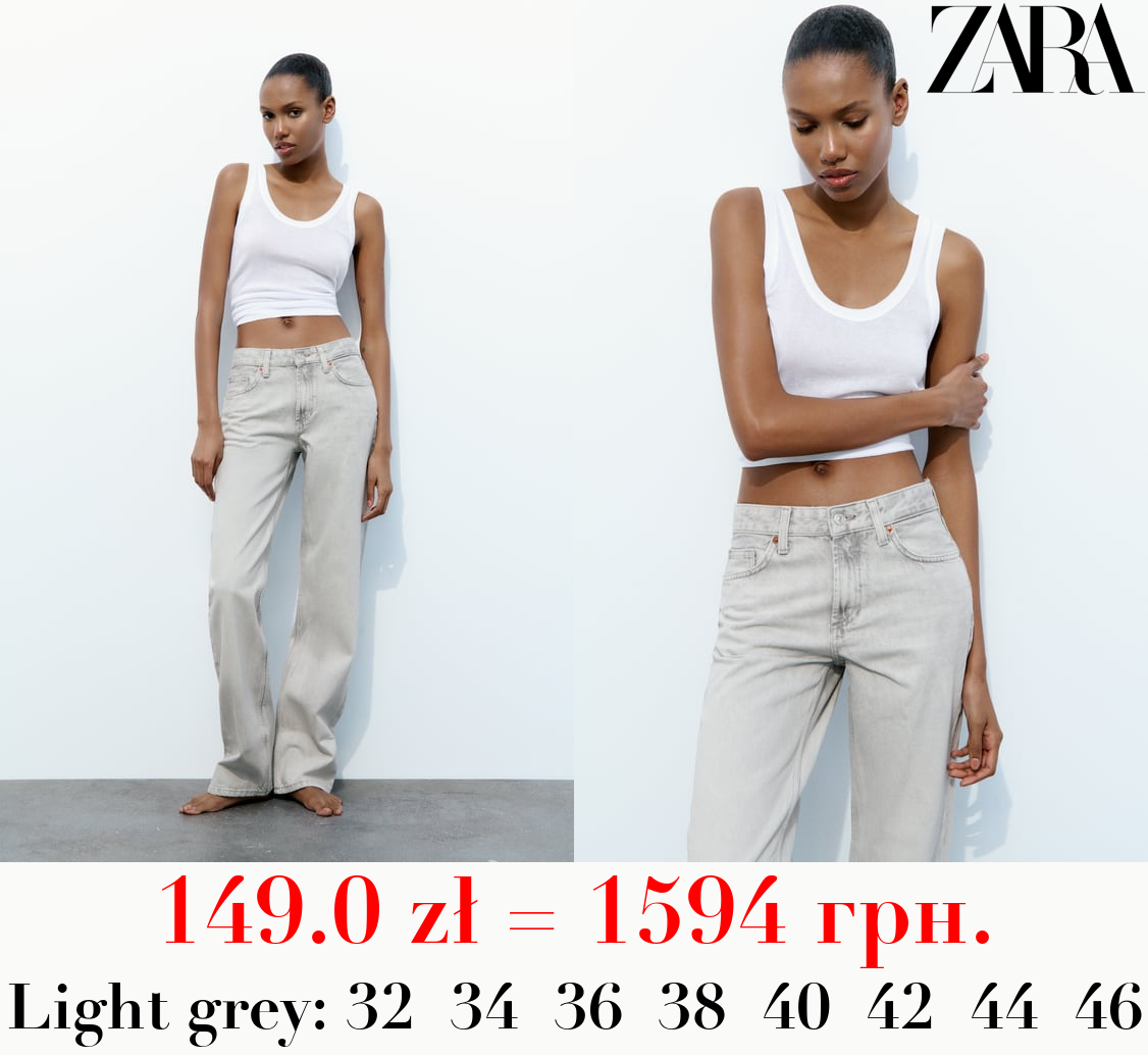 TRF WIDE-LEG MID-RISE FULL LENGTH JEANS