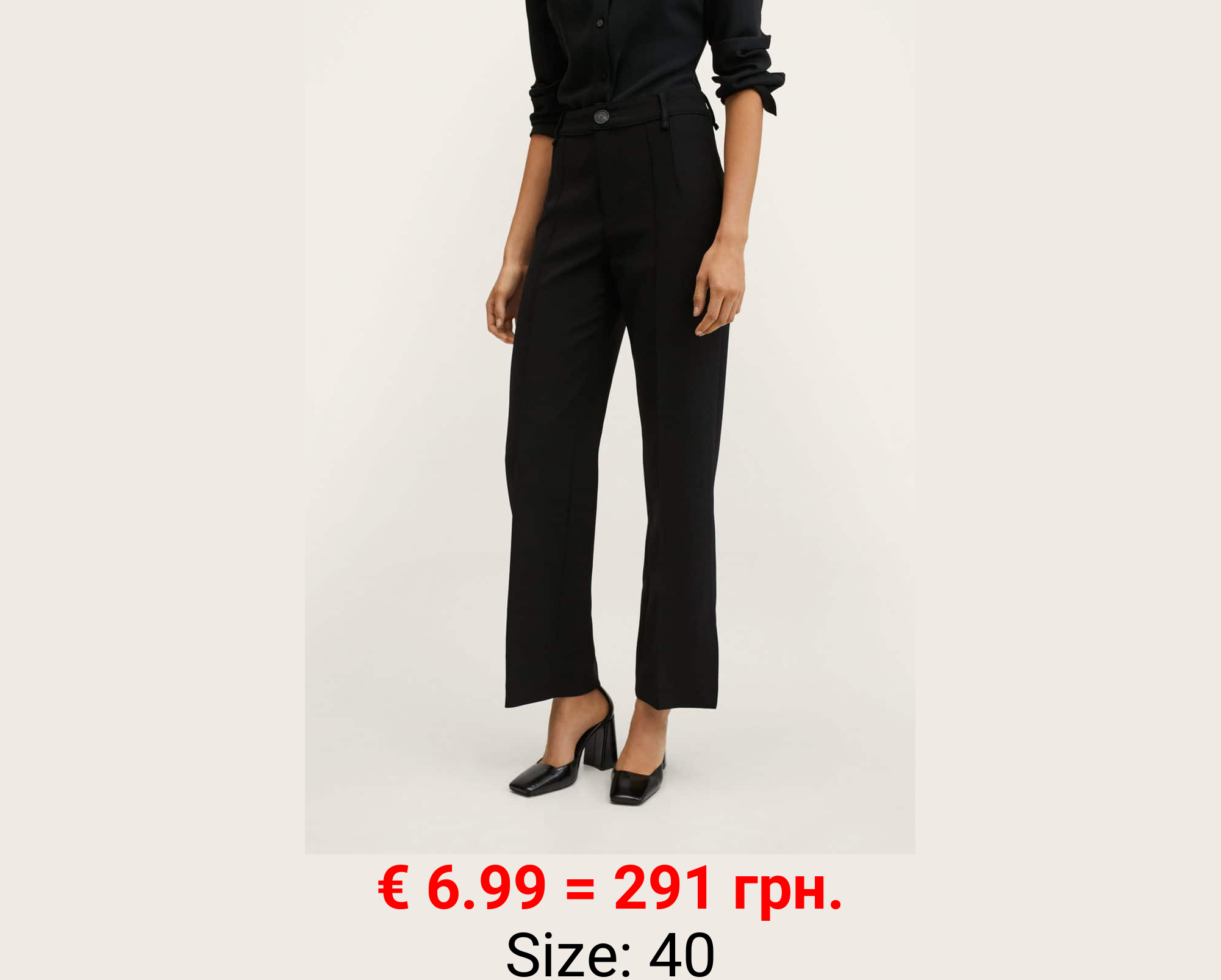 Pantalón recto aberturas