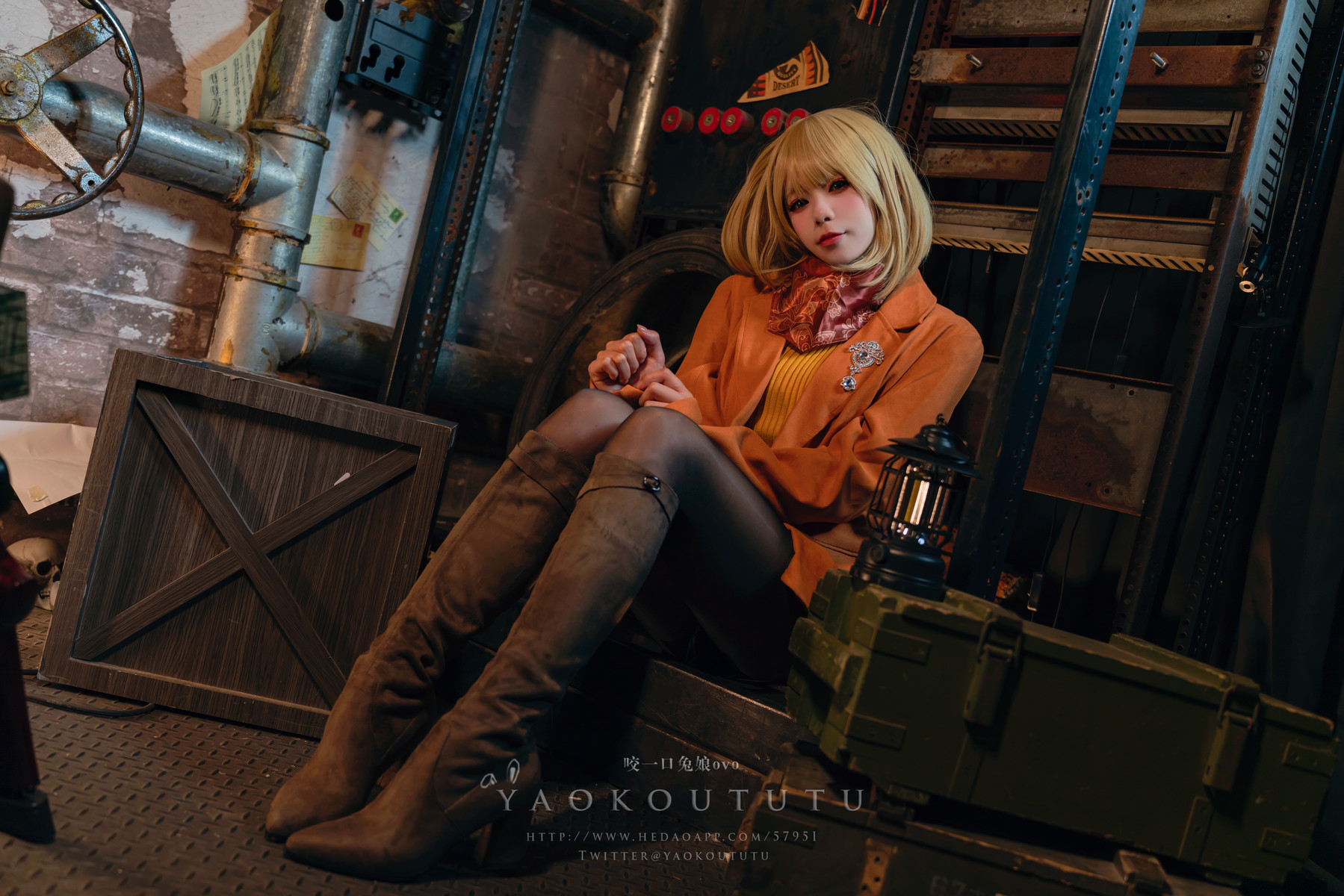 Cosplay 黏黏团子兔 生化危机4重置版 阿什莉 15
