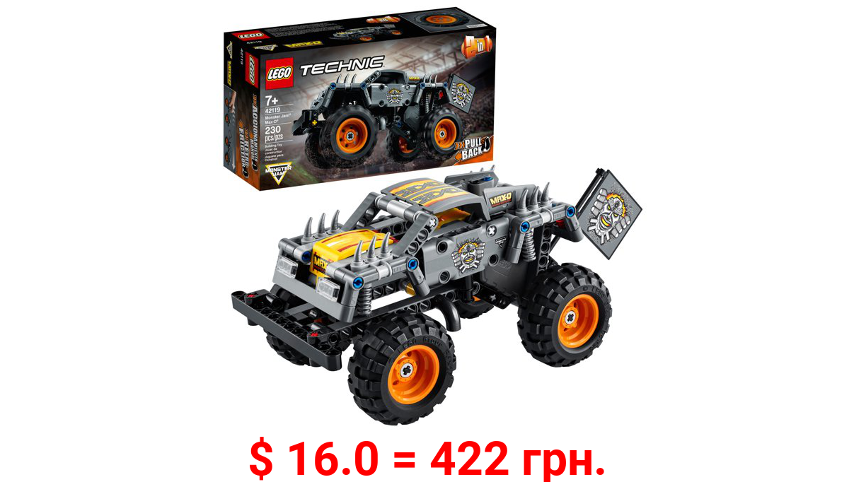 LEGO Technic Monster Jam Max-D 42119 Model Kit for Kids Who Love Monster Trucks (230 Pieces)