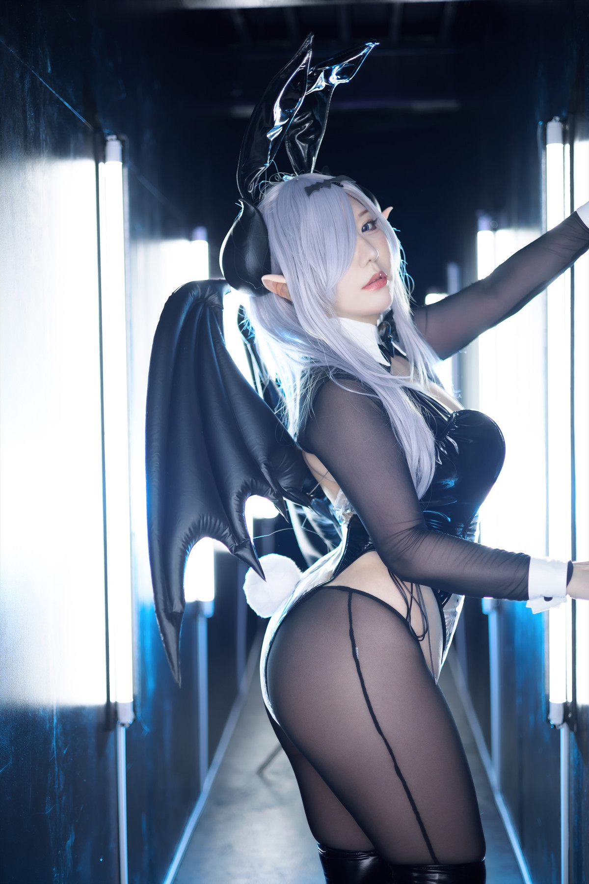 Cosplay SAKUサク See-through Bunny Succubus Set.02 18