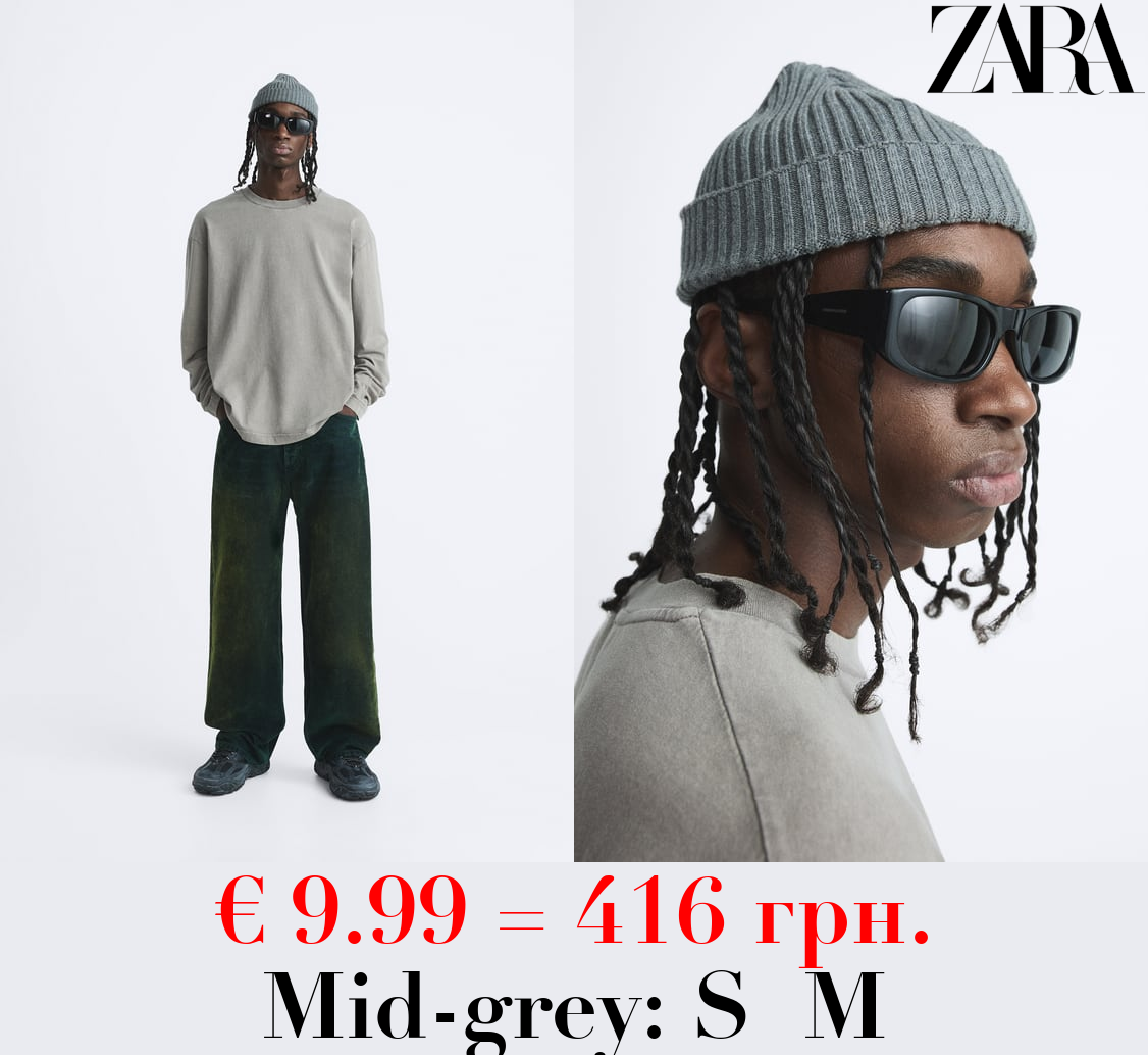 FADED LONG SLEEVE TOP