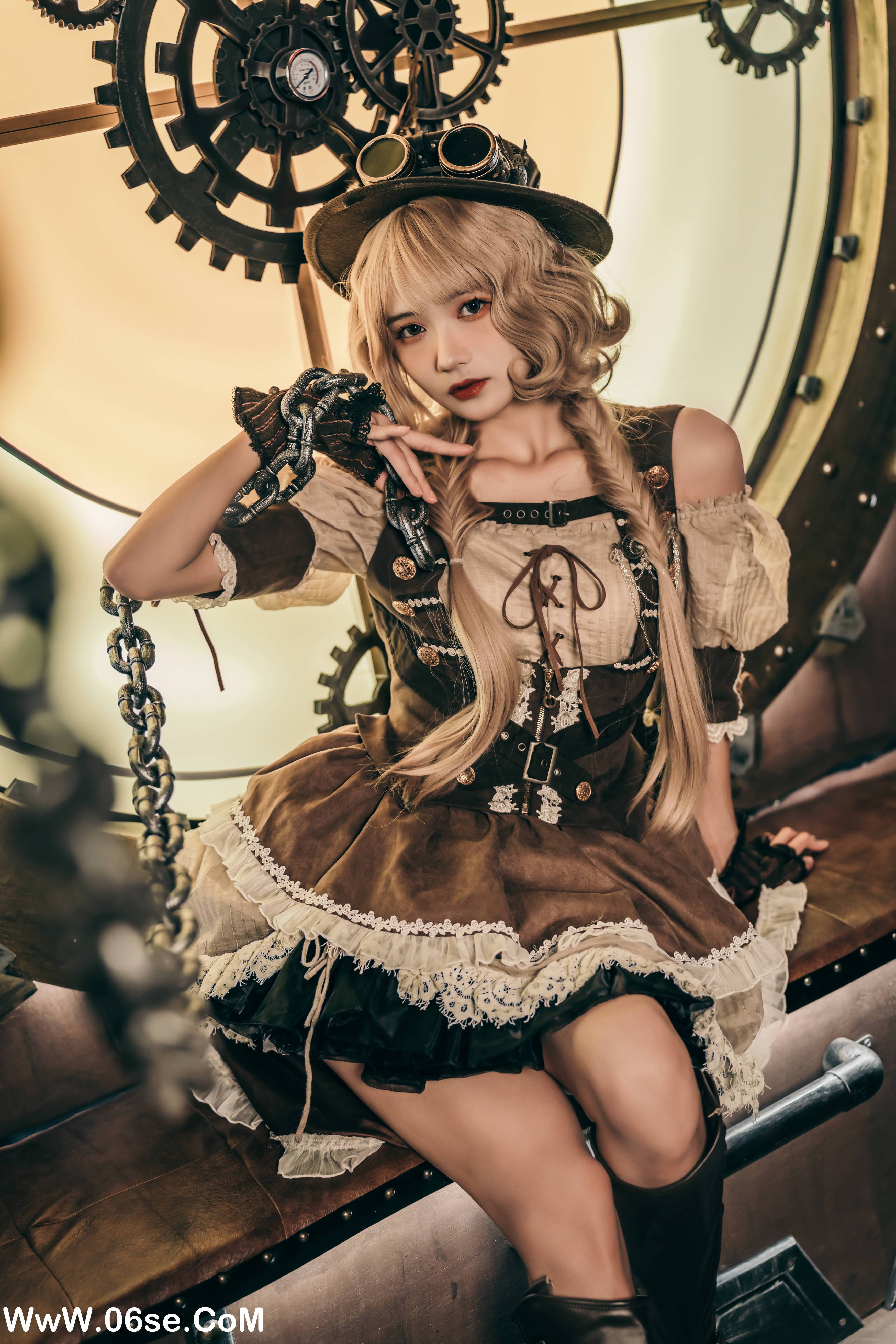 图片[3]-[YITUYU艺图语]2022.10.27 蒸汽少女 兔子Zzz不吃胡萝卜[29+1P／154MB]-六色网