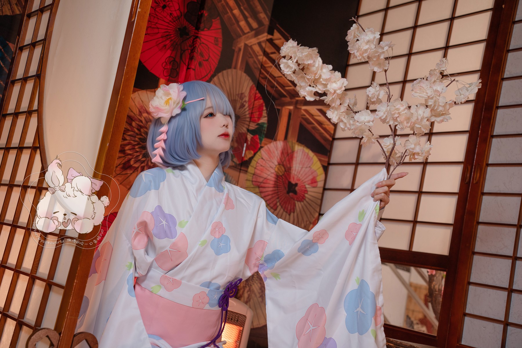 Cosplay 黏黏团子兔 蕾姆夏日祭 9