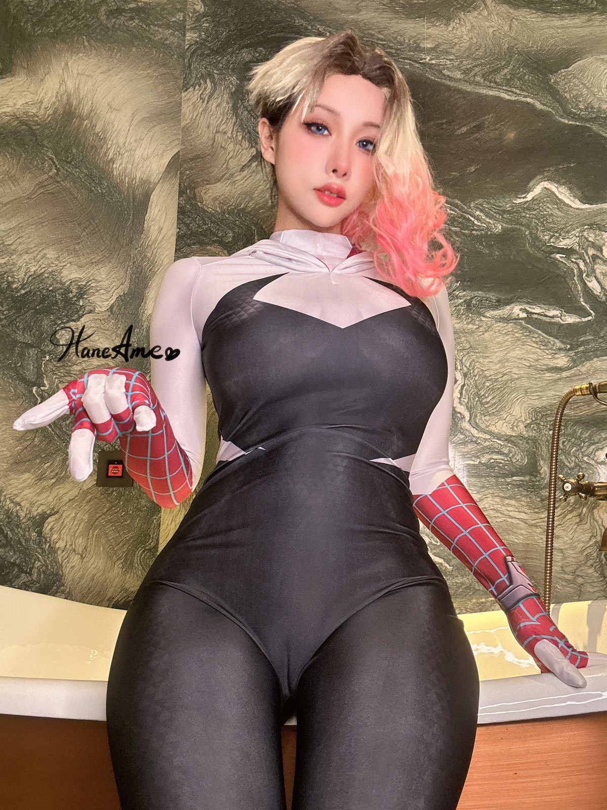 Cosplay 雨波HaneAme Gwen SpiderMan 27