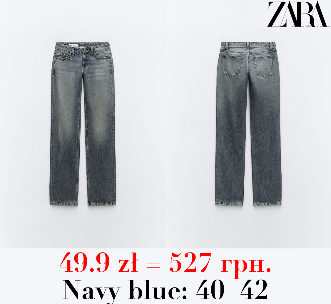 TRF STRAIGHT LOW-RISE JEANS