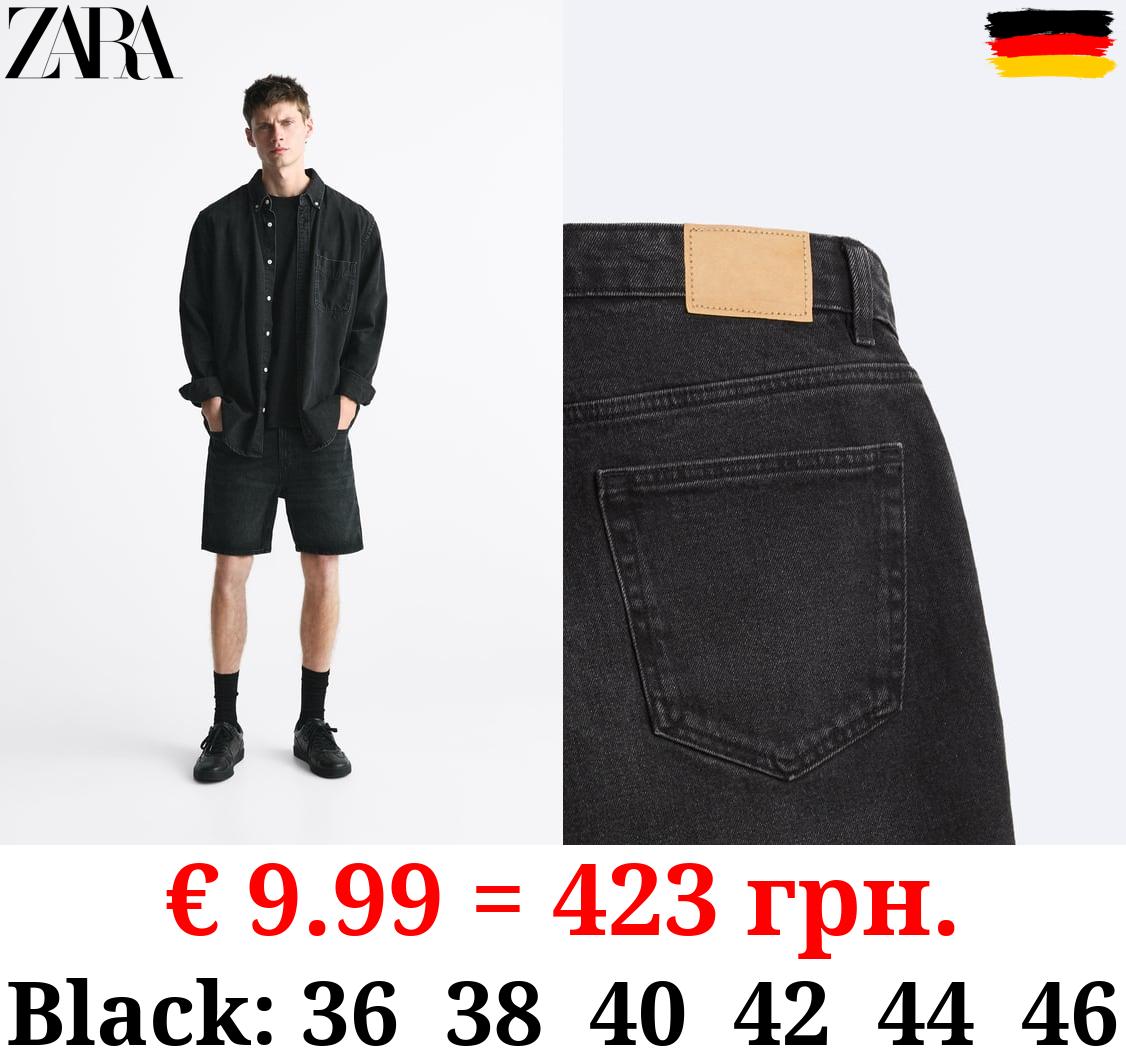 BASIC DENIM BERMUDA SHORTS