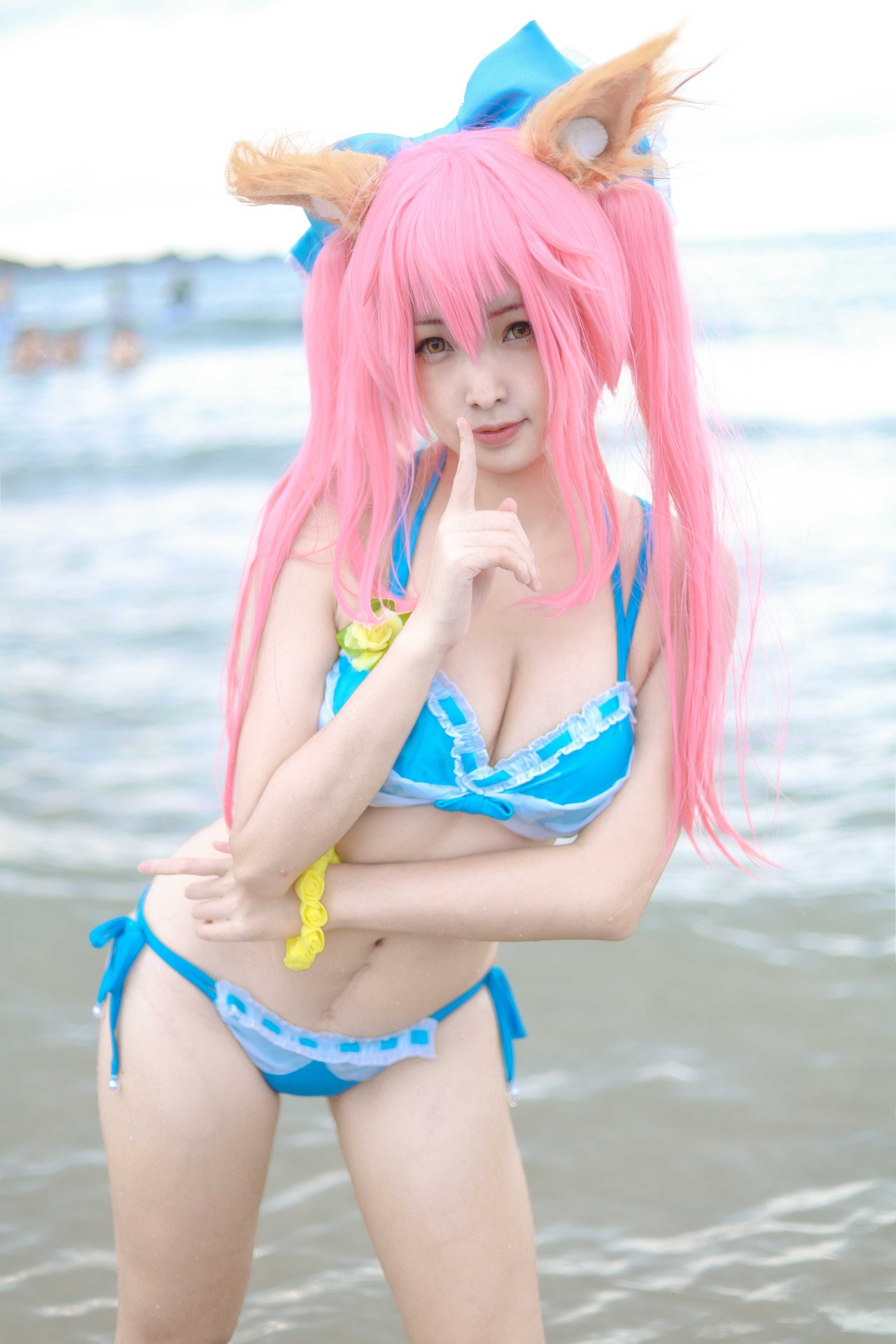 [毛毛喵 momocat] Tamamo no Mae Ver.Swimsuit 19