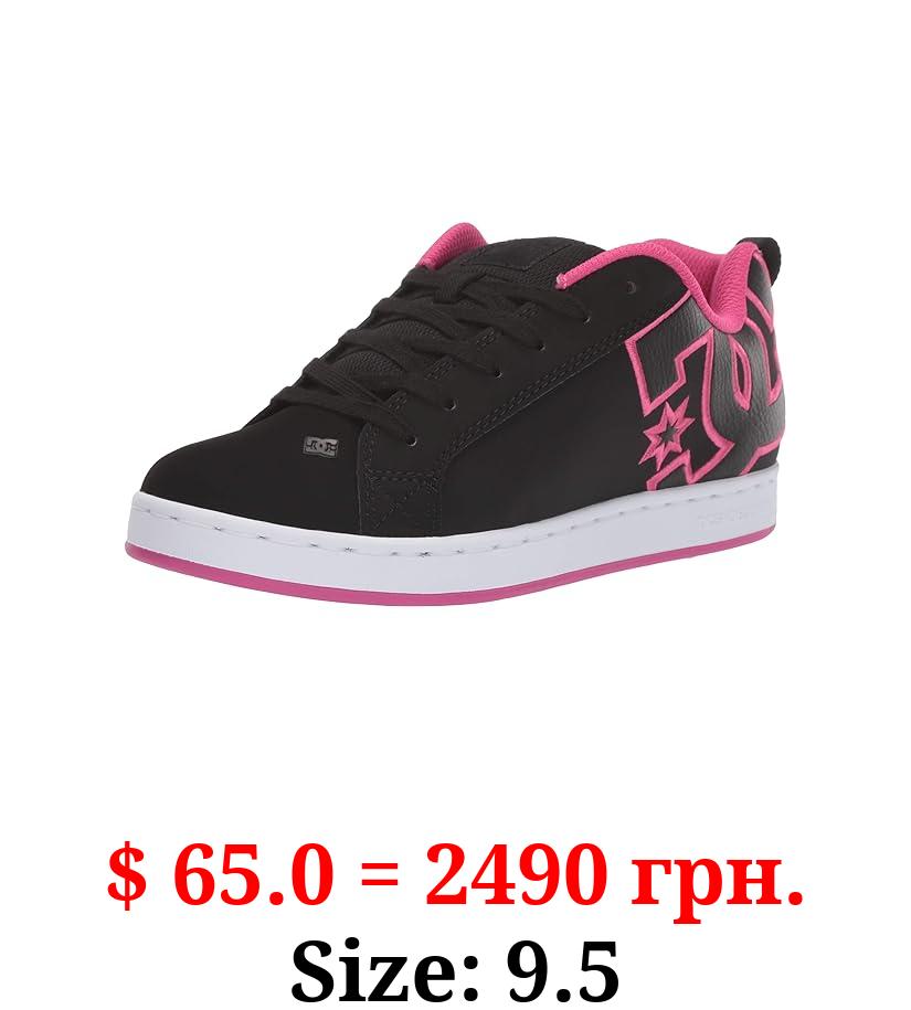 DC Women's Court Graffik Low Top Casual Skate Shoe
