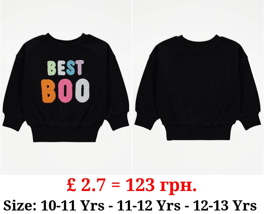 Halloween Best Boo Kids Matching Family Sweatshirt
