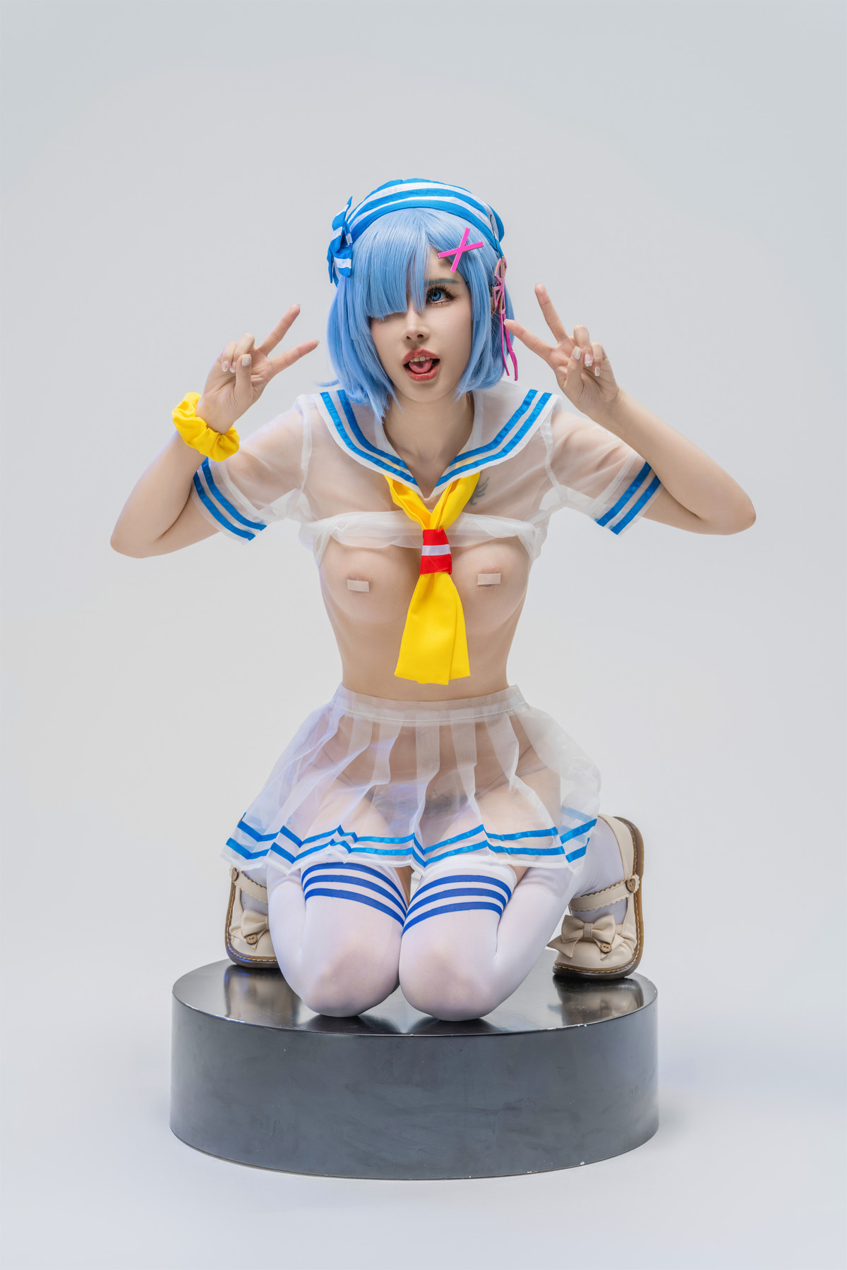 Cosplay 鹿八岁 从零开始的异世界生活 蕾姆 19