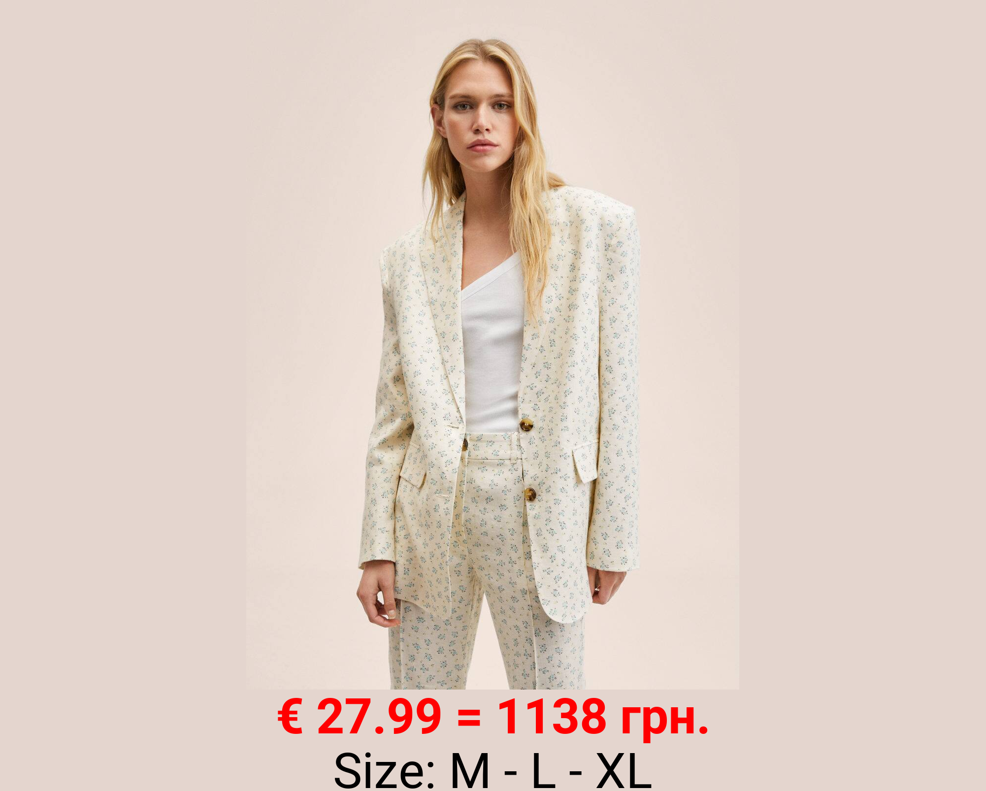 Americana lino oversize