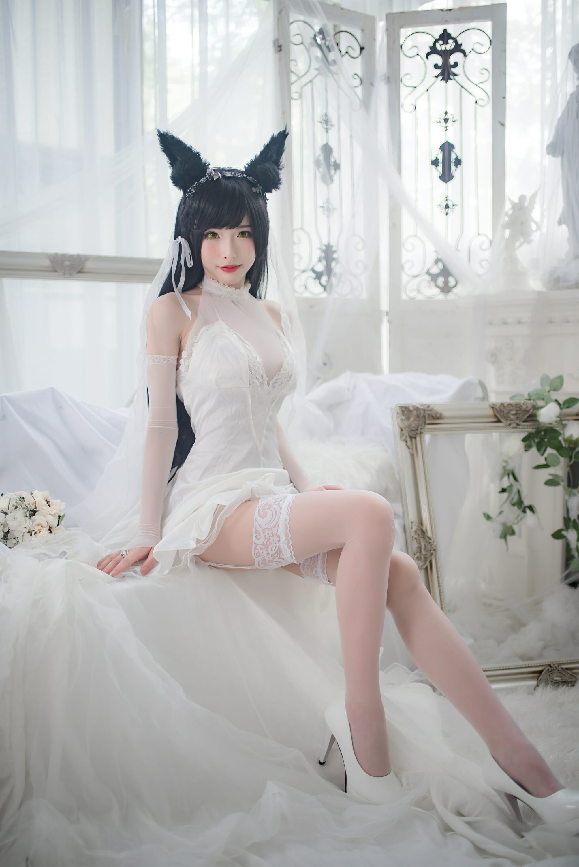 清水由乃-爱宕婚纱[49P1V] 7