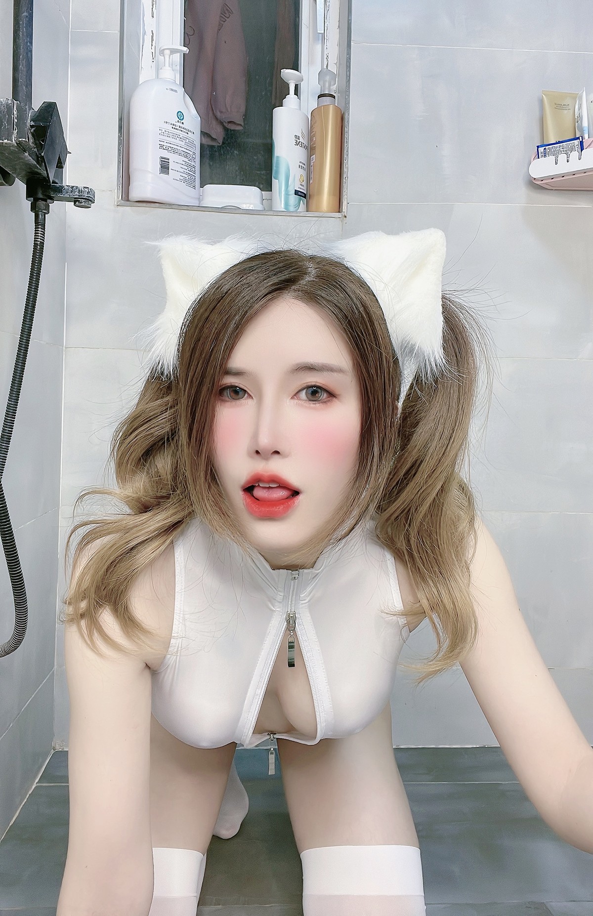 Cosplay 鹿八岁 一起共浴吗 8