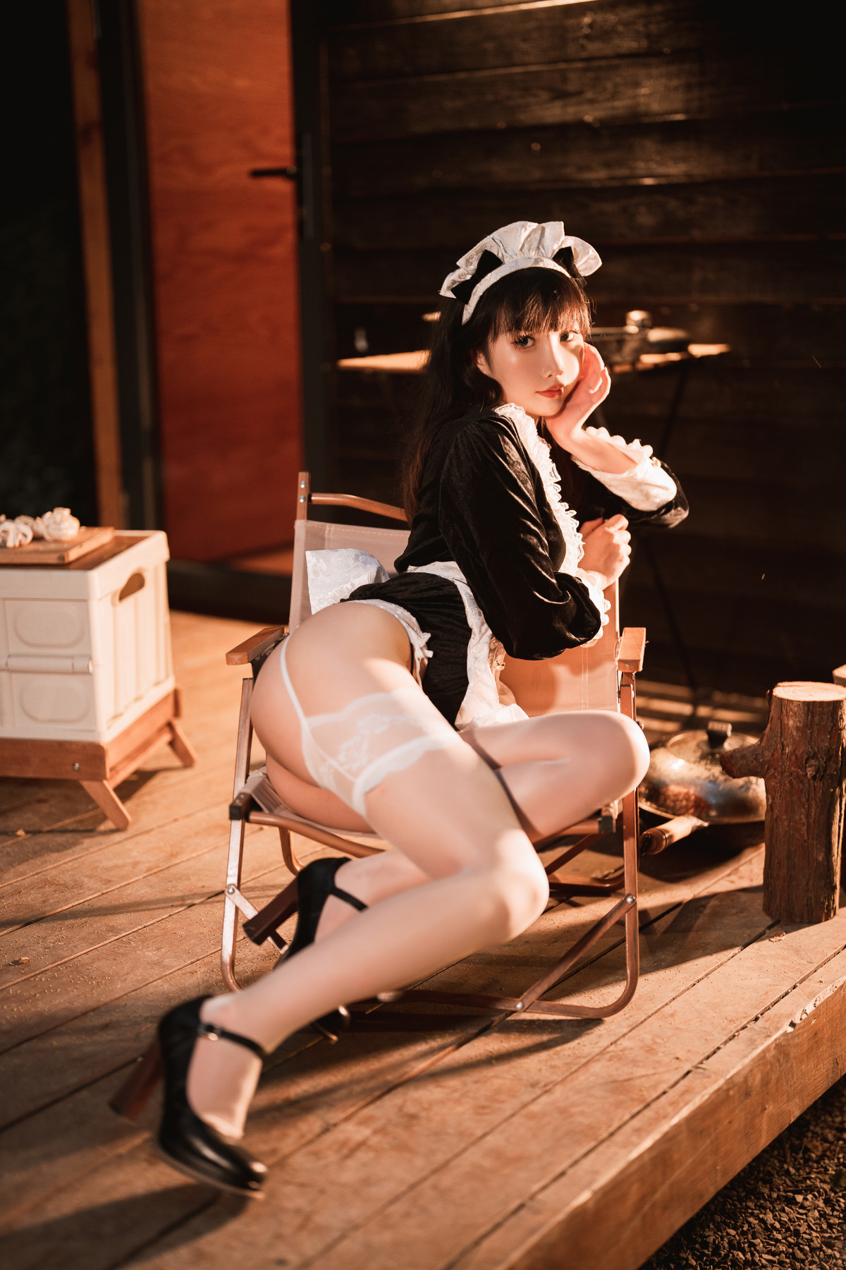 Cosplay 面饼仙儿 木屋女仆 Cabin Maid 15