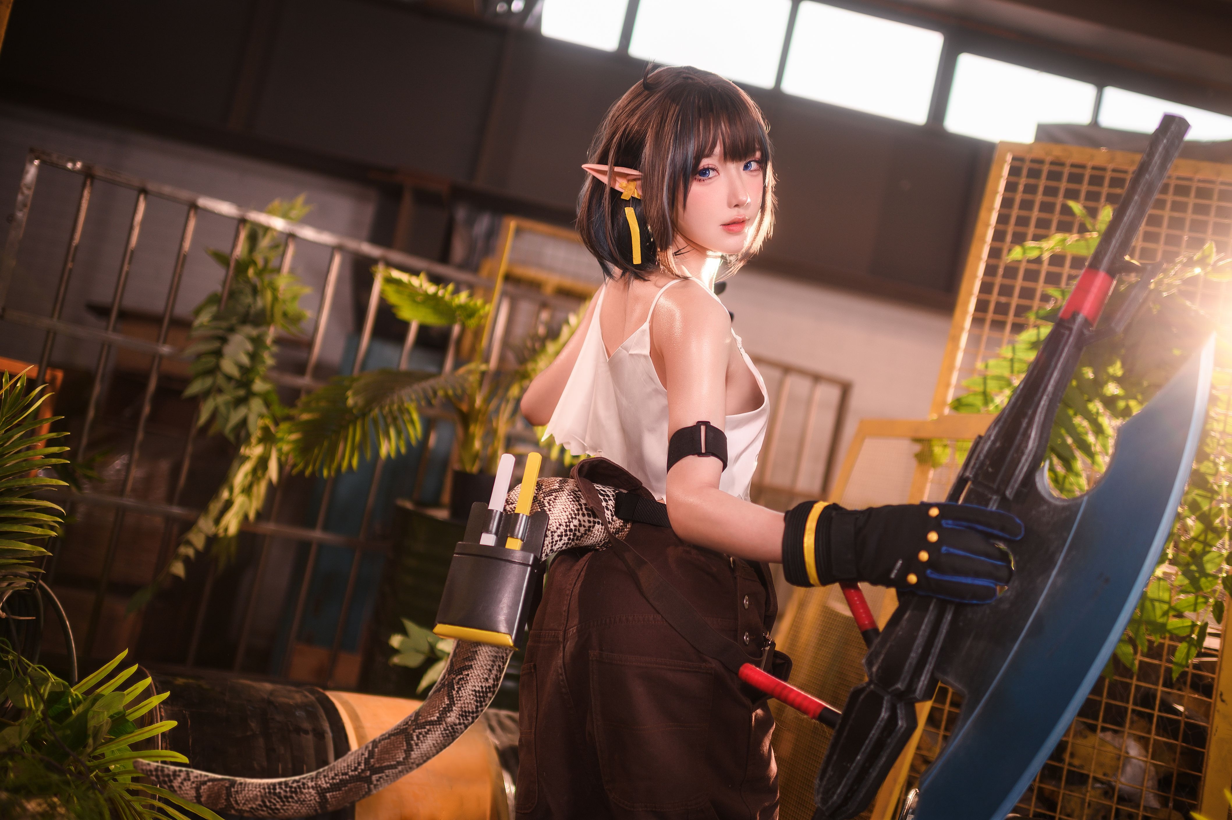 阿包也是兔娘 -06月舰长 明日方舟 森蚺 [33P+507MB] 4