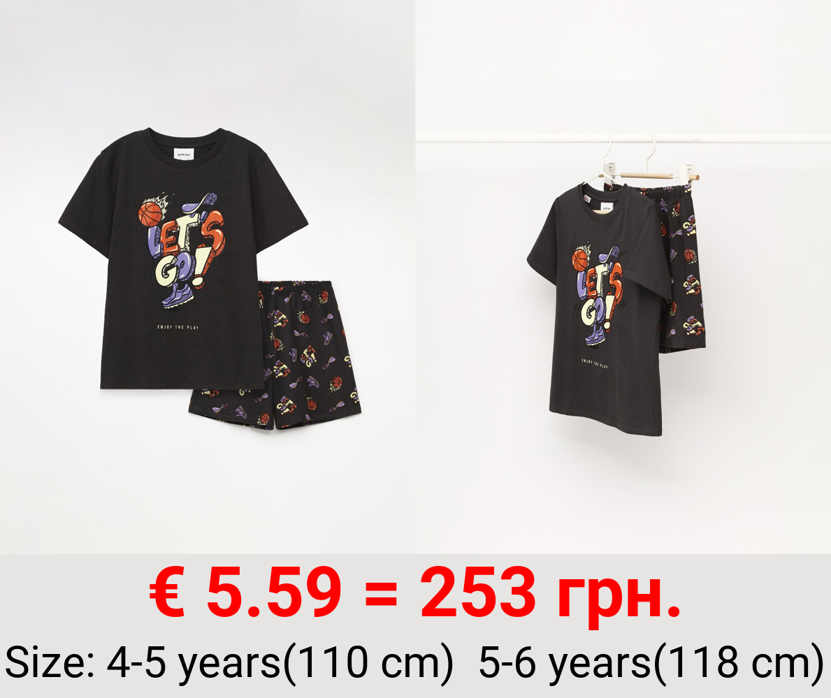 Short printed pyjamas