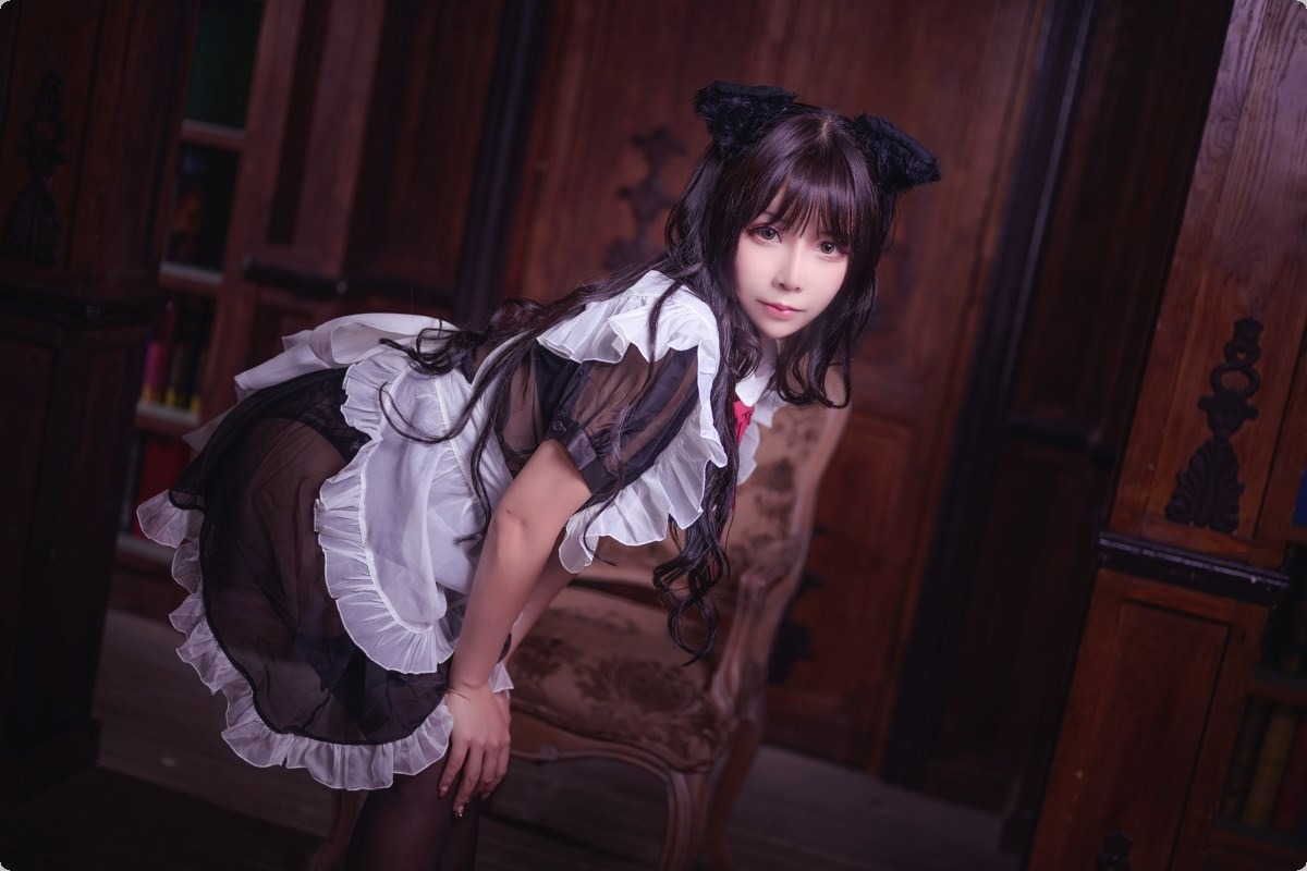 [Cos]抱走莫子 - 黑丝猫咪小女仆[44P] 13
