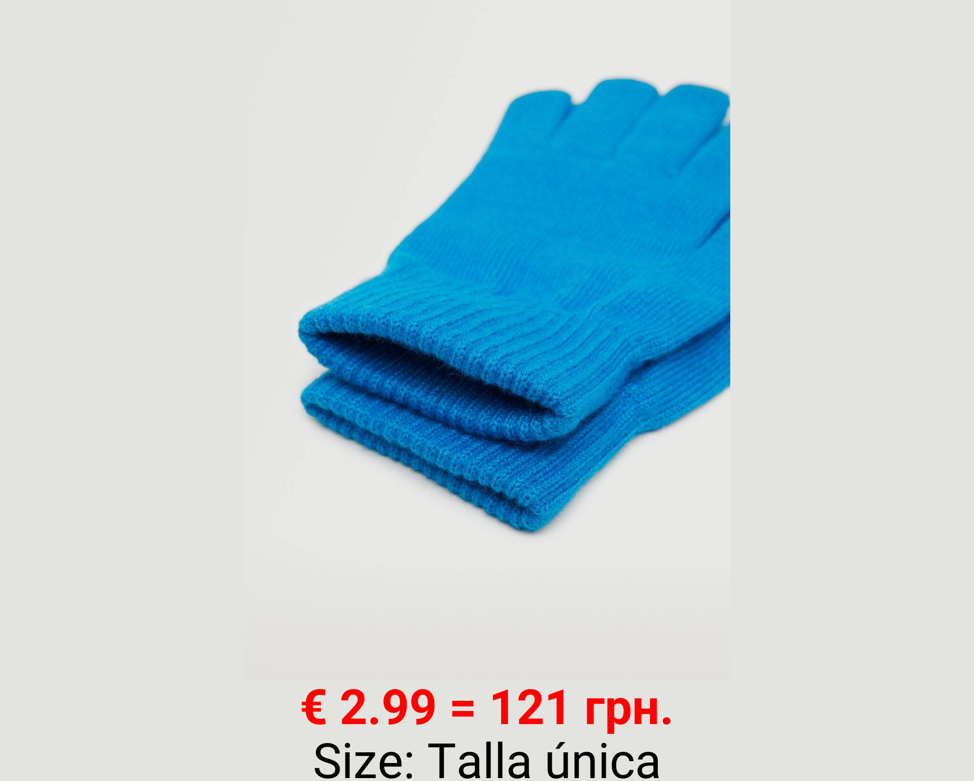 Guantes canalé punto