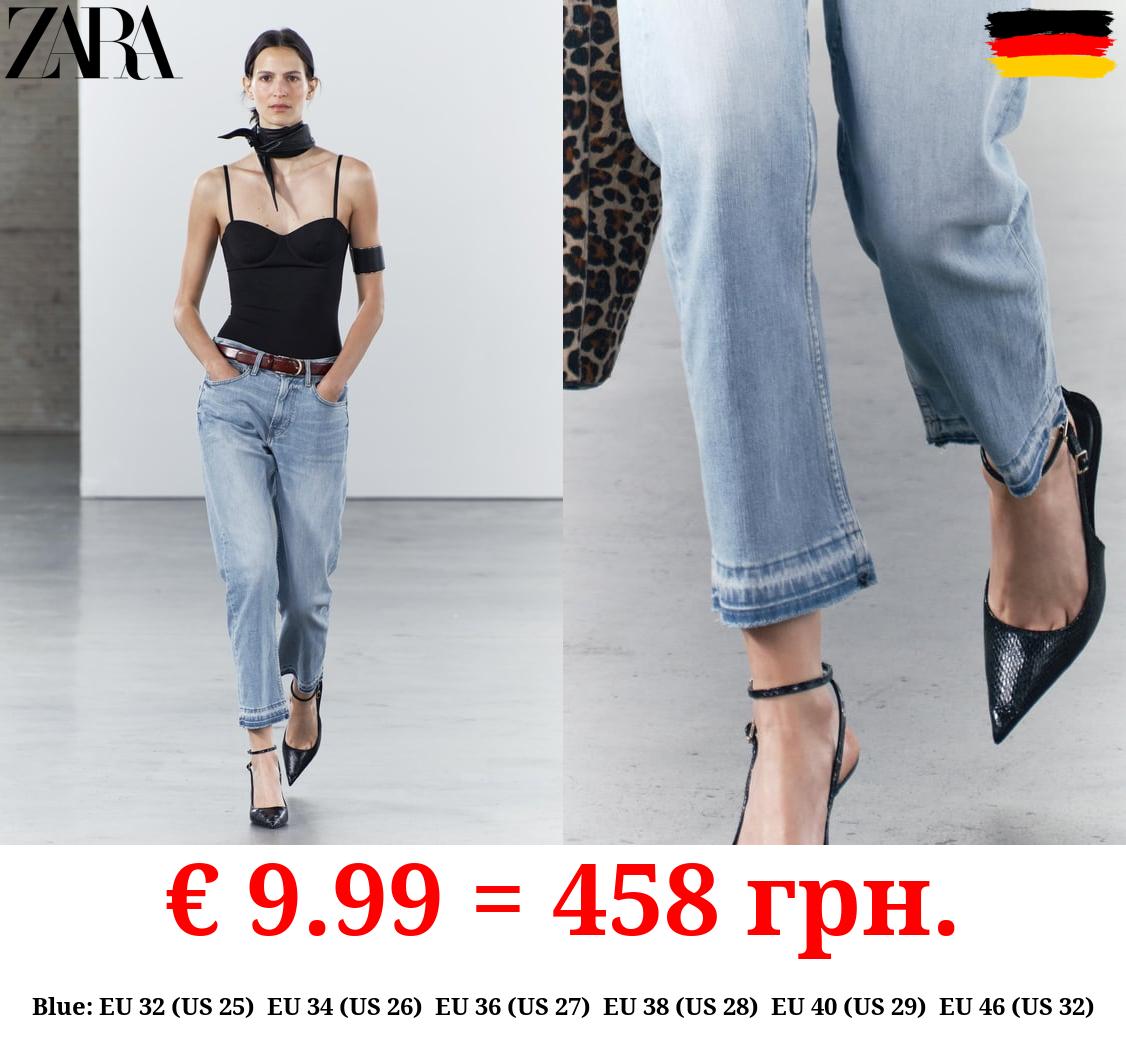 ZW COLLECTION SLIM RELAXED FIT MID-RISE JEANS