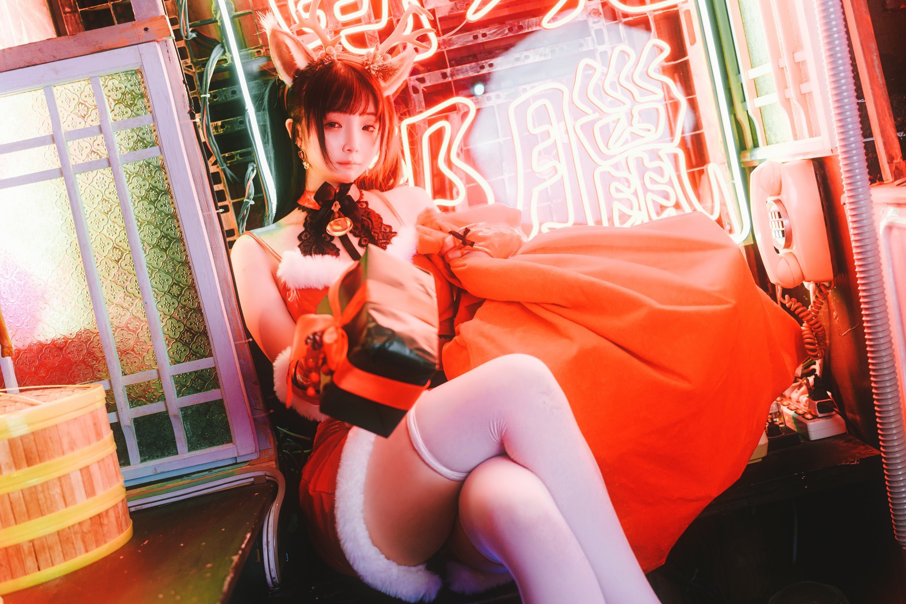 Cosplay 落落Raku Dear Deer ☆ 54