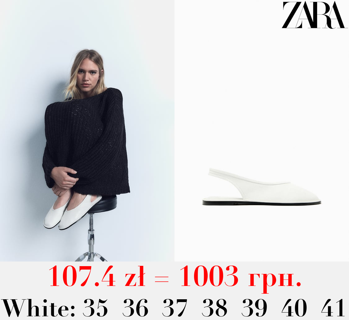 FLAT SLINGBACK SHOES