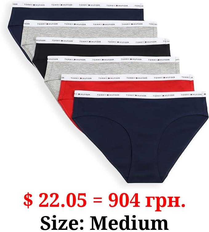 Tommy Hilfiger Women's Cotton Bikini Panties | 6 Pair Pack