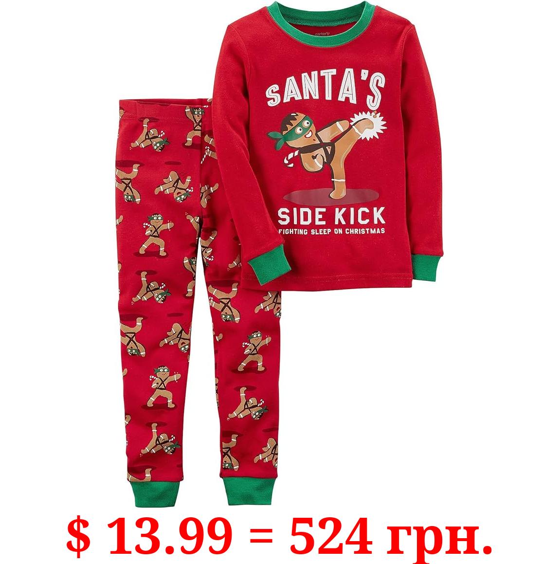Carters Baby Boys' Santa Cotton Pajama Set