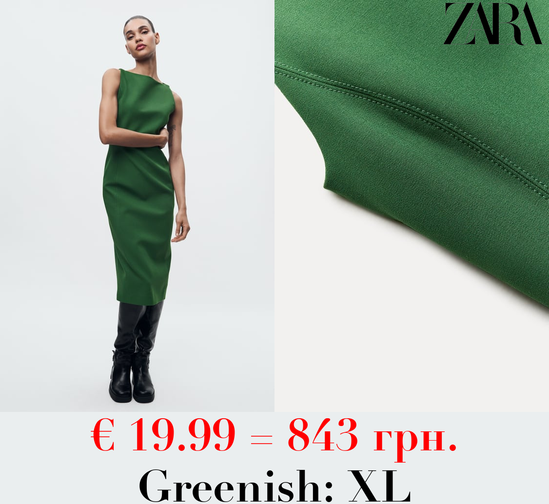 ZW COLLECTION MIDI DRESS WITH SLIT