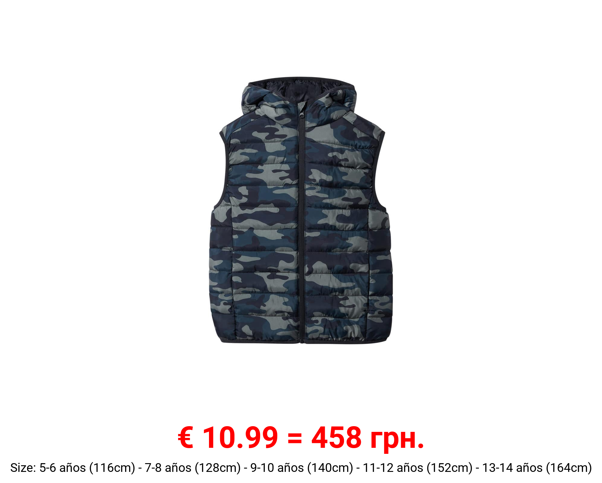 Chaleco acolchado capucha