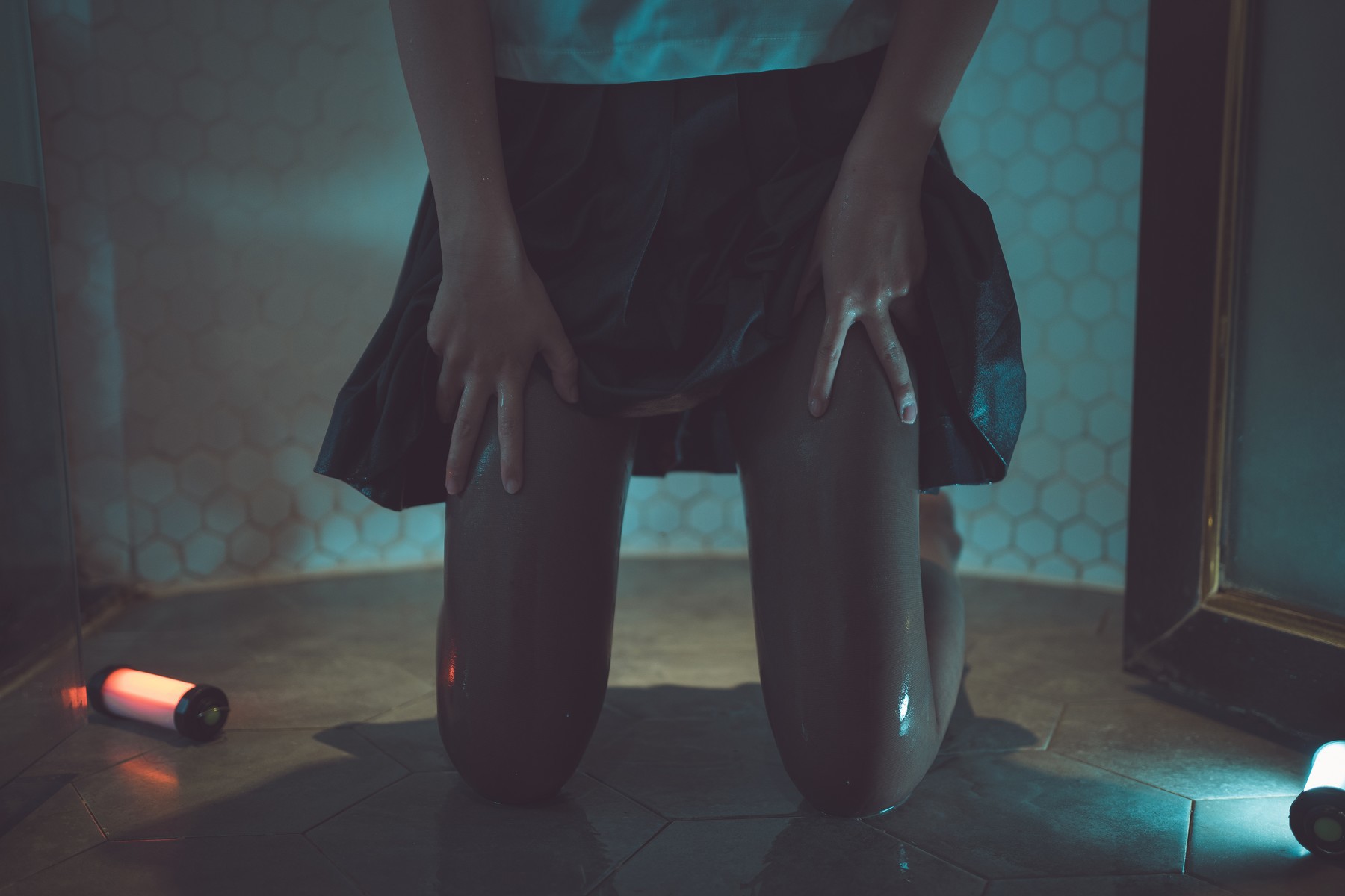 Cosplay 面饼仙儿 面饼兔耳jk 33