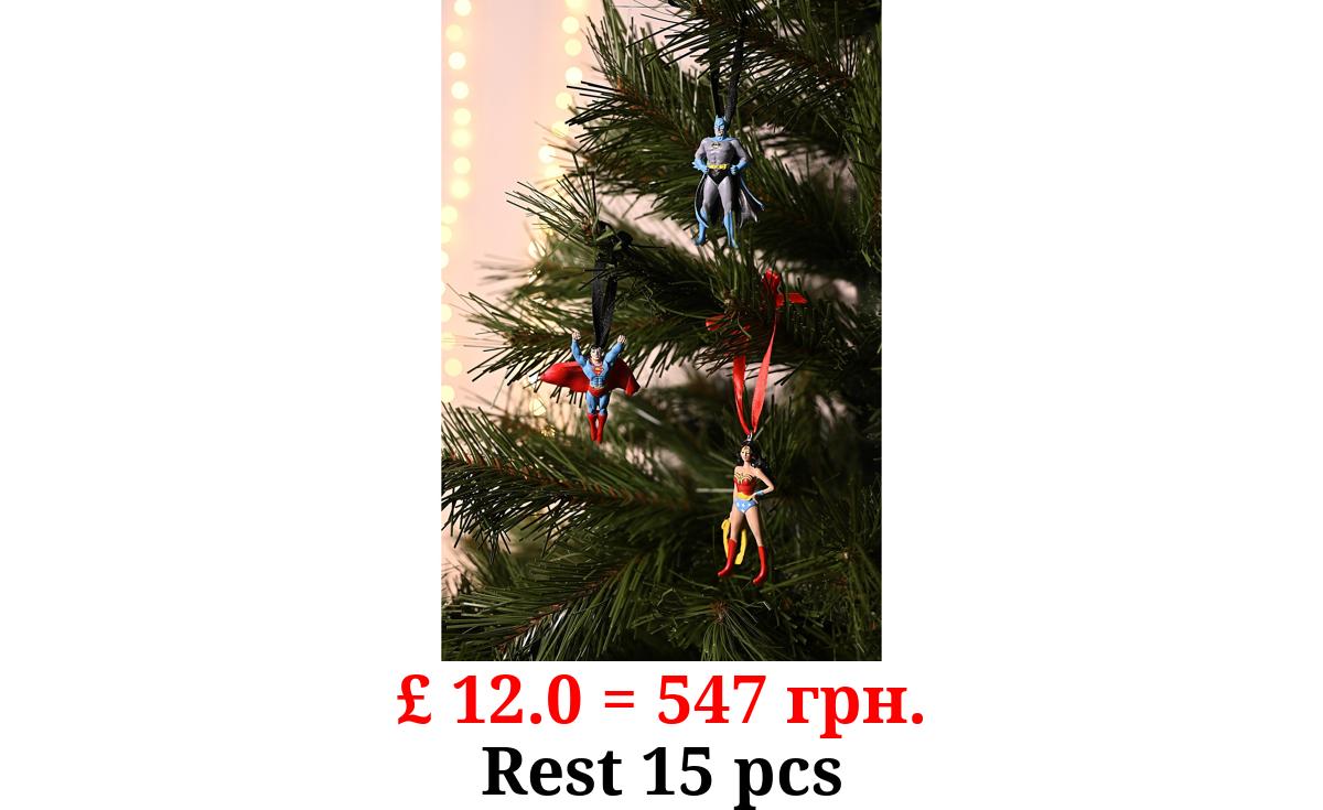 DC Comics Superhero Bauble - Set of 3