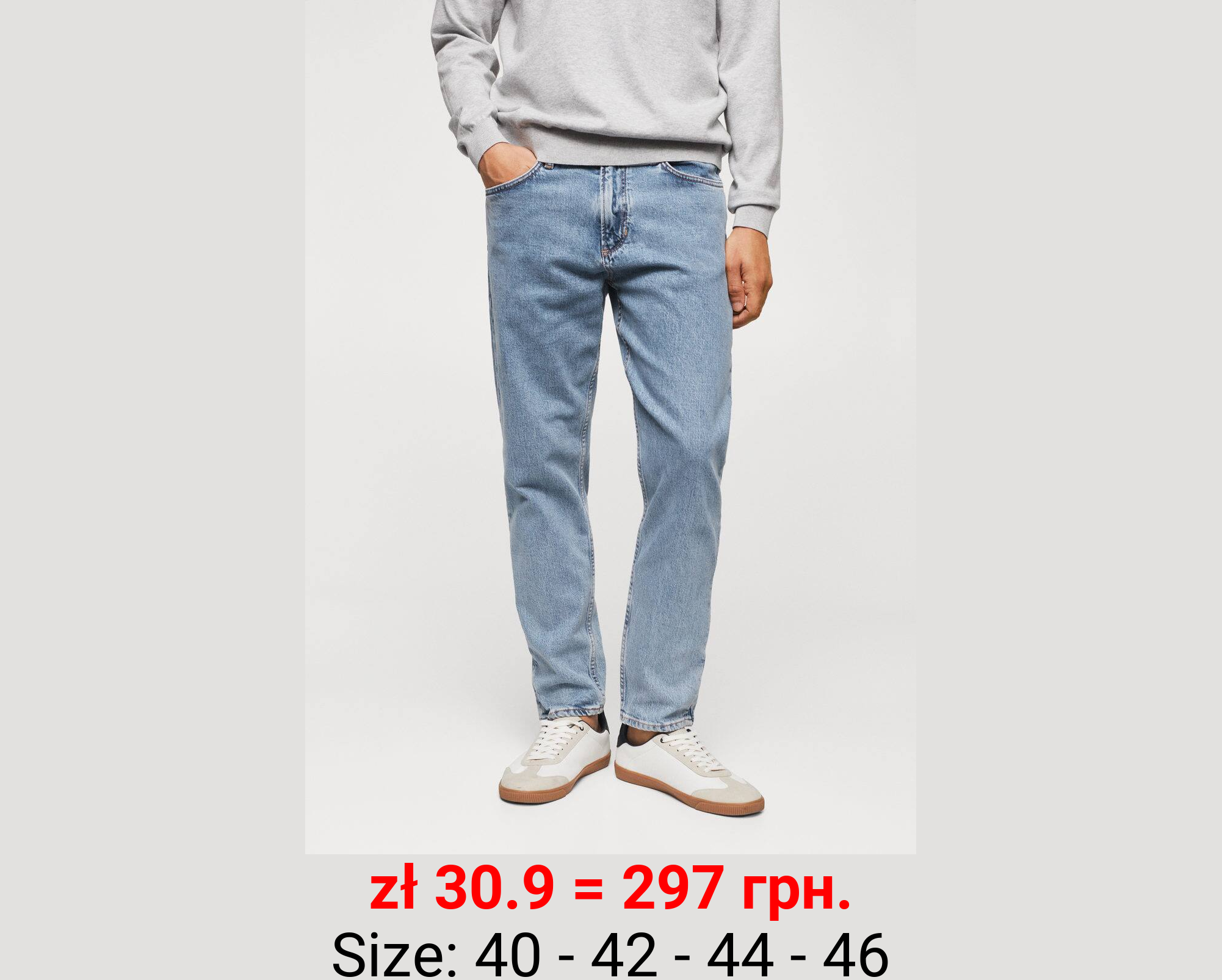 Jeans ben tapered cropped