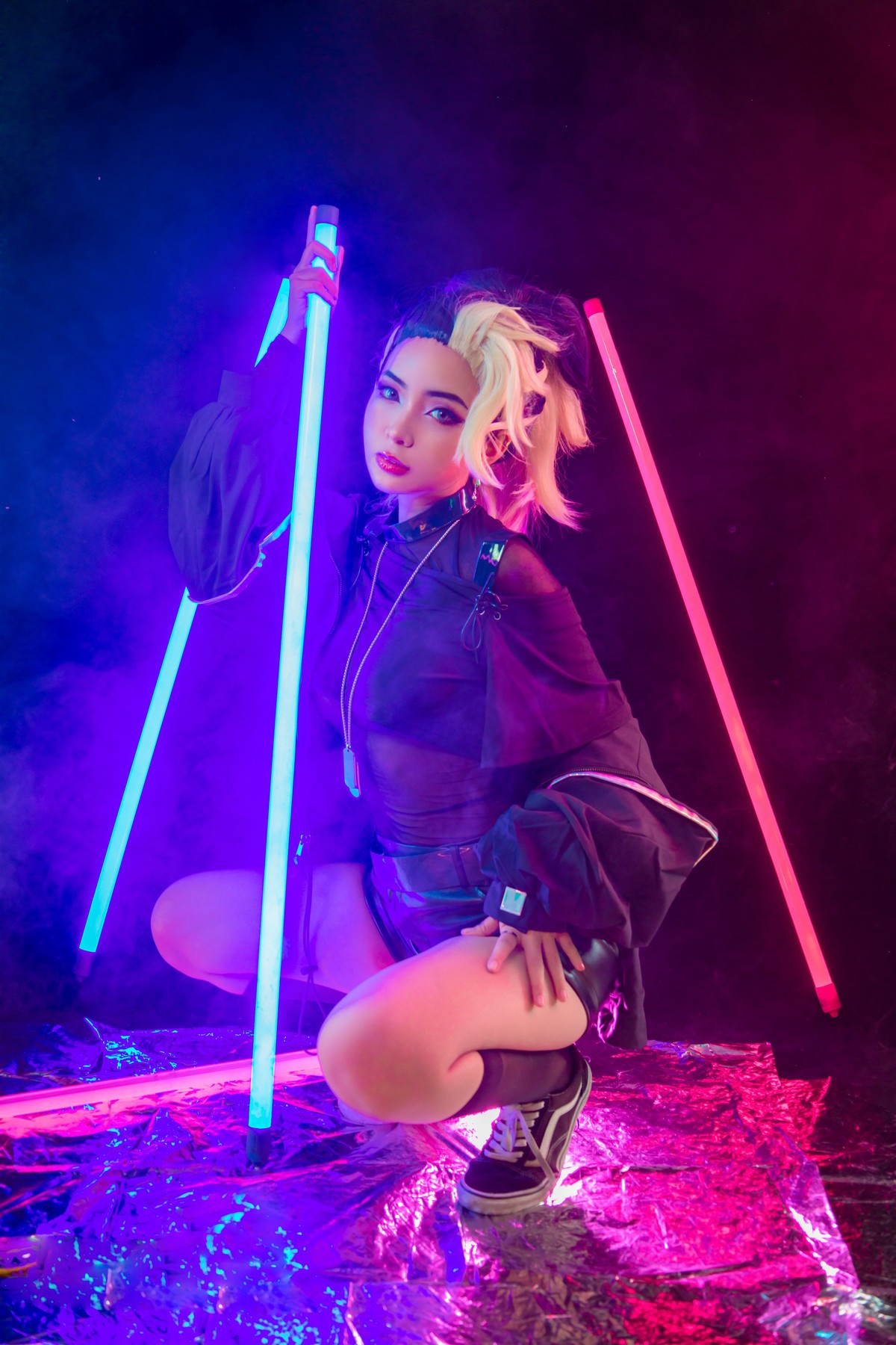 Cosplay Umeko.J Akali The Baddest 3