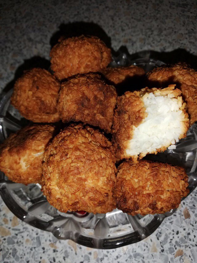 Кокосовые шарики в духовке рецепт с фото
