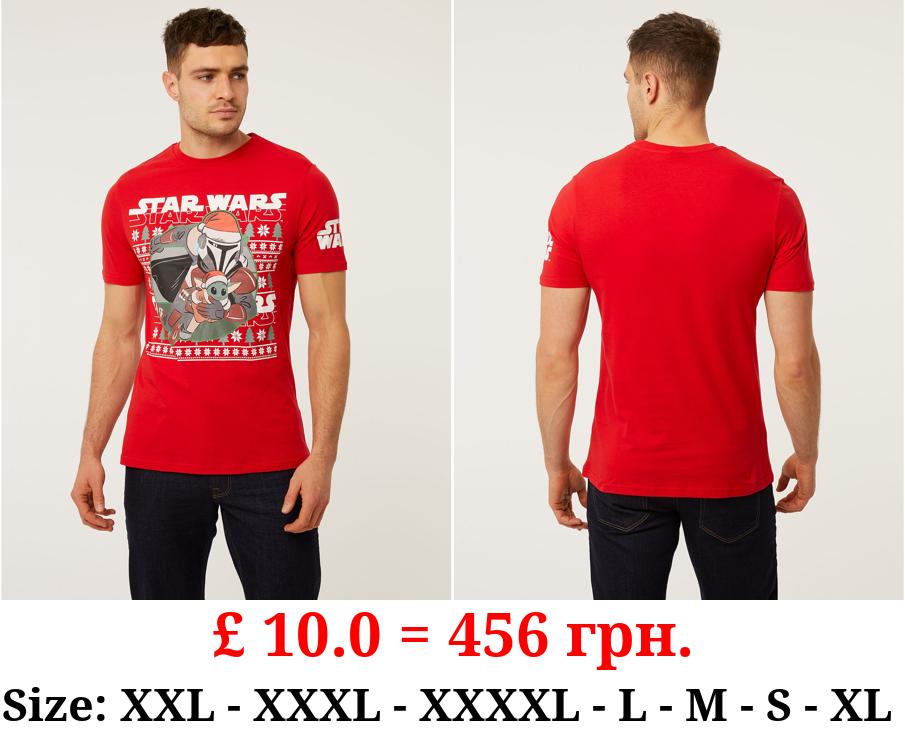 Disney Star Wars Red Christmas T-Shirt